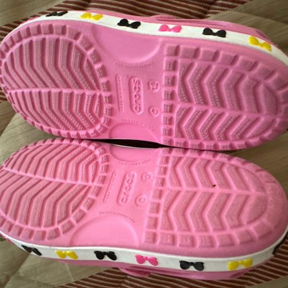 Crocs child Mini Mouse Disney Pink Multicolor Girl Sandals size 12C - Picture 12 of 12
